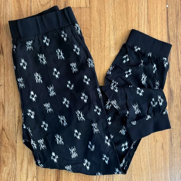 Madewell Black and White Knit track pants - Picture 5 of 5